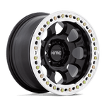 Load image into Gallery viewer, KMC KM237 RIOT BEADLOCK SATIN BLACK W/ MACHINED RING Wheel - image 1
