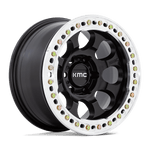 Load image into Gallery viewer, KMC KM237 RIOT BEADLOCK SATIN BLACK W/ MACHINED RING Wheel - image 2
