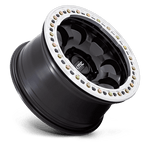 Load image into Gallery viewer, KMC KM237 RIOT BEADLOCK SATIN BLACK W/ MACHINED RING Wheel - image 3
