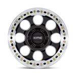 Load image into Gallery viewer, KMC KM237 RIOT BEADLOCK SATIN BLACK W/ MACHINED RING Wheel - image 4
