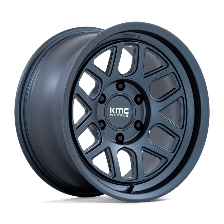 Kmc km446 mesa forged monoblock metallic blue wheel   image 2
