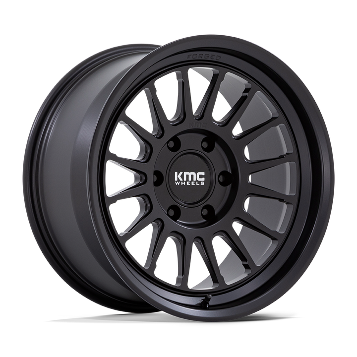 Kmc km447 impact forged monoblock satin black wheel   image 2