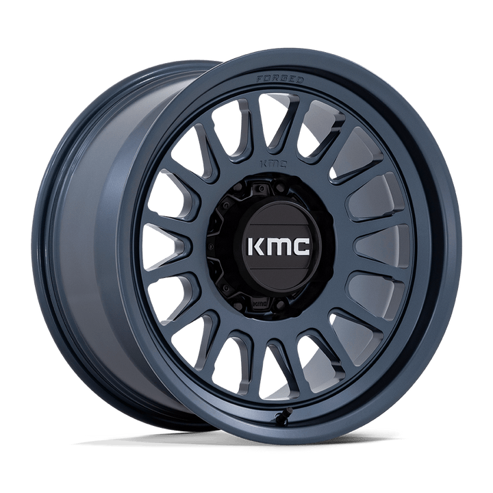 Kmc km452 impact forged monoblock metallic blue wheel   image 2