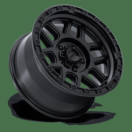 KMC KM544 MESA SATIN BLACK W/ GLOSS BLACK LIP Wheel - image 3