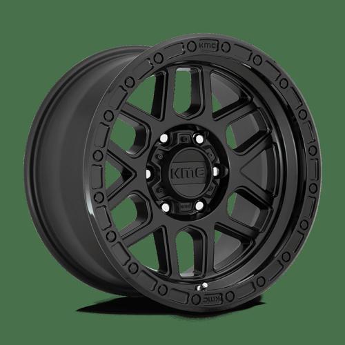 KMC KM544 MESA SATIN BLACK W/ GLOSS BLACK LIP Wheel - image 5