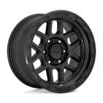 Load image into Gallery viewer, KMC KM544 MESA SATIN BLACK W/ GLOSS BLACK LIP Wheel - image 6
