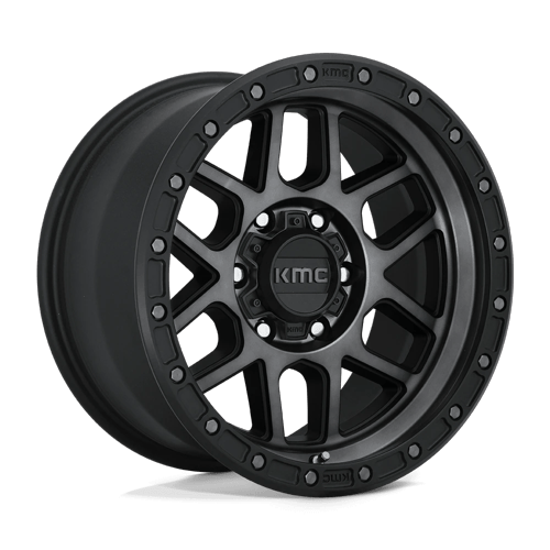 KMC KM544 MESA SATIN BLACK W/ GRAY TINT Wheel - image 5