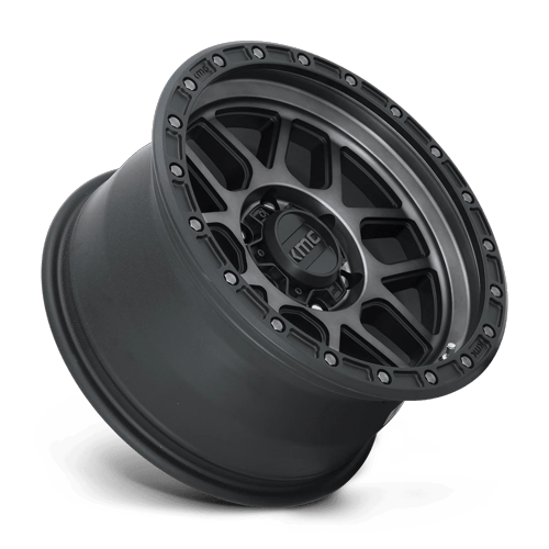 KMC KM544 MESA SATIN BLACK W/ GRAY TINT Wheel - image 7