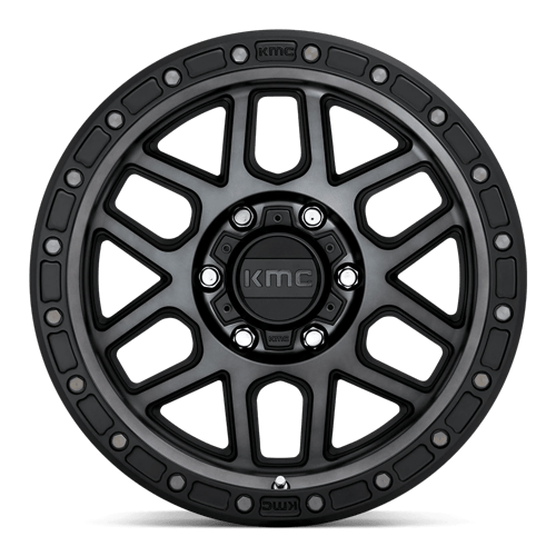 KMC KM544 MESA SATIN BLACK W/ GRAY TINT Wheel - image 8
