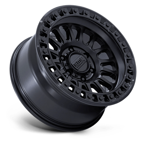 KMC KM552 IMS MATTE BLACK W/ GLOSS BLACK LIP Wheel - image 3