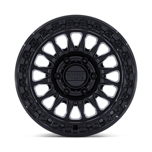 KMC KM552 IMS MATTE BLACK W/ GLOSS BLACK LIP Wheel - image 4