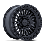 Load image into Gallery viewer, KMC KM554 AZTEC MATTE BLACK W/ GLOSS BLACK LIP Wheel - image 1
