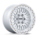 Load image into Gallery viewer, KMC KM554 AZTEC GLOSS SILVER W/ MACHINED FACE Wheel - image 2
