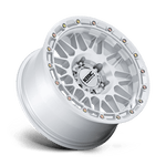 Load image into Gallery viewer, KMC KM555 ATTACK GLOSS SILVER W/ MACHINED FACE Wheel - image 3
