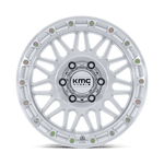 Load image into Gallery viewer, KMC KM555 ATTACK GLOSS SILVER W/ MACHINED FACE Wheel - image 4
