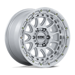 Load image into Gallery viewer, KMC KM556 CRUX GLOSS SILVER W/ MACHINED FACE Wheel - image 1
