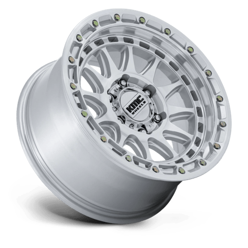 KMC KM556 CRUX GLOSS SILVER W/ MACHINED FACE Wheel - image 3