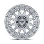 Load image into Gallery viewer, KMC KM556 CRUX GLOSS SILVER W/ MACHINED FACE Wheel - image 4
