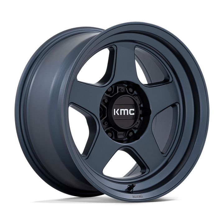 Kmc km728 lobo metallic blue wheel   image 2