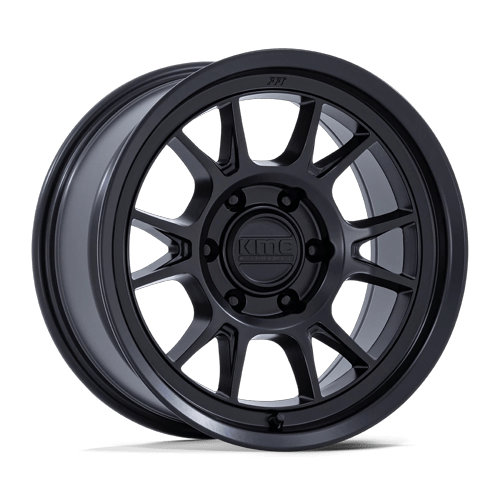 Kmc km729 range matte black wheel   image 1