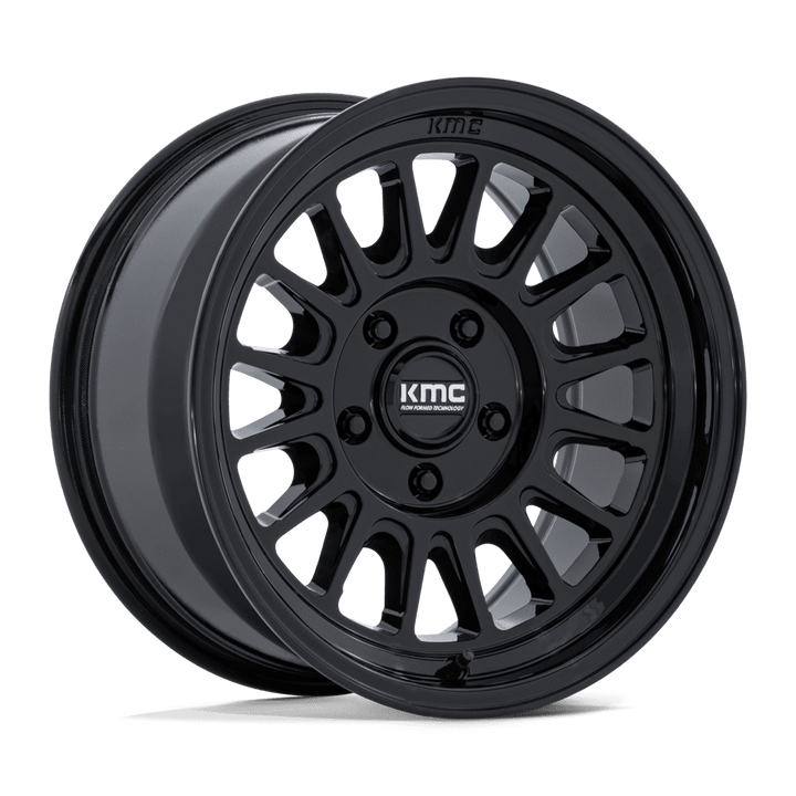 Kmc km733 impact fft gloss black wheel   image 2