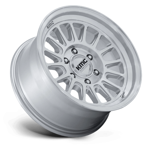 KMC KM733 IMPACT FFT GLOSS SILVER W/ MACHINED FACE Wheel - image 3