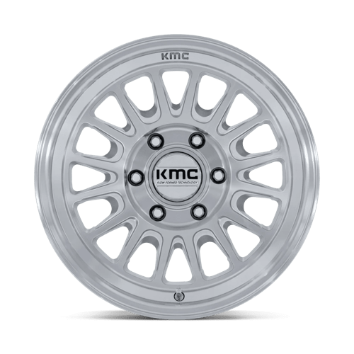 KMC KM733 IMPACT FFT GLOSS SILVER W/ MACHINED FACE Wheel - image 4