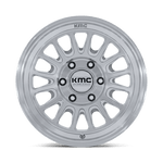 Load image into Gallery viewer, KMC KM733 IMPACT FFT GLOSS SILVER W/ MACHINED FACE Wheel - image 4
