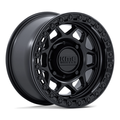 KMC Powersports KS241 TORX UTV BEADLOCK MATTE BLACK W/ GLOSS BLACK RG Wheel - image 1
