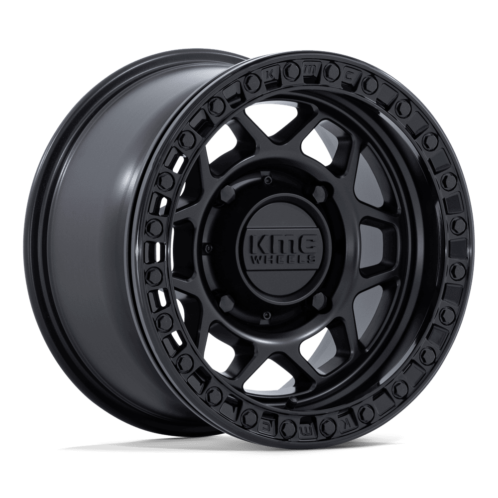 KMC Powersports KS241 TORX UTV BEADLOCK MATTE BLACK W/ GLOSS BLACK RG Wheel - image 2