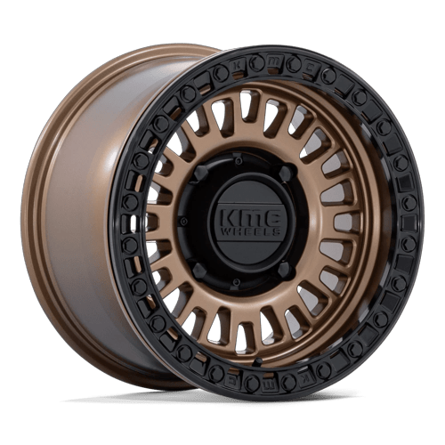 KMC Powersports KS242 AZTEC UTV BEADLOCK MATTE BRONZE W/ MATTE BLACK RG Wheel - image 1