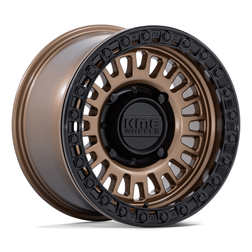 KMC Powersports KS242 AZTEC UTV BEADLOCK MATTE BRONZE W/ MATTE BLACK RG Wheel - image 2