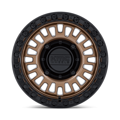 KMC Powersports KS242 AZTEC UTV BEADLOCK MATTE BRONZE W/ MATTE BLACK RG Wheel - image 4