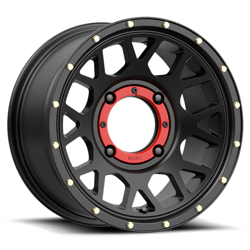 KMC Powersports KS135 GRENADE UTV SATIN BLACK Wheel - image 4