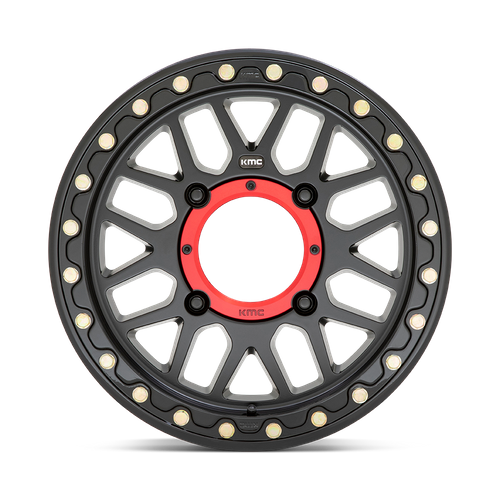 KMC Powersports KS235 GRENADE UTV BEADLOCK SATIN BLACK Wheel - image 4