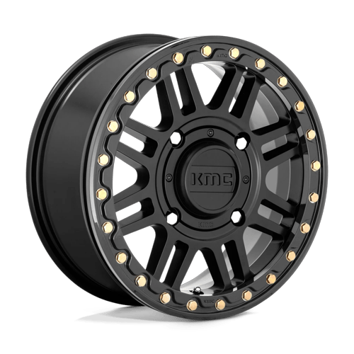 KMC Powersports KS250 CAGE UTV BEADLOCK SATIN BLACK W/ GLOSS BLACK RG Wheel - image 3