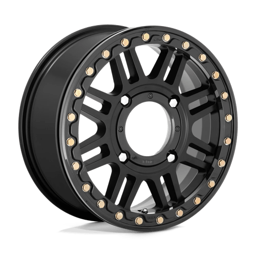 KMC Powersports KS250 CAGE UTV BEADLOCK SATIN BLACK W/ GLOSS BLACK RG Wheel - image 1