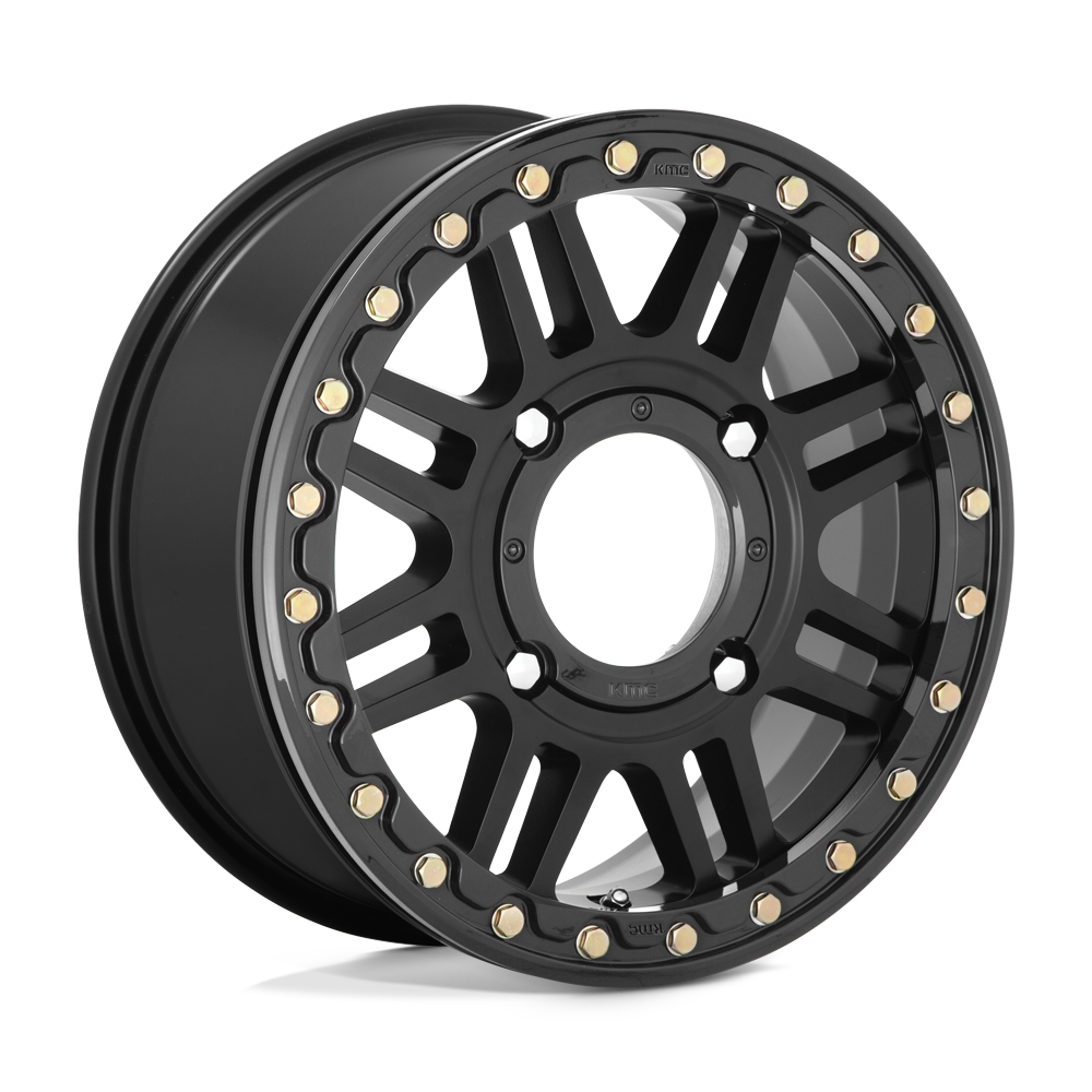 KMC Powersports KS250 CAGE UTV BEADLOCK SATIN BLACK W/ GLOSS BLACK RG Wheel - image 2