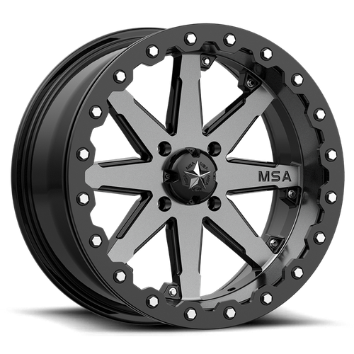 MSA Offroad Wheels M21 LOK UTV BEADLOCK CHARCOAL TINT Wheel - image 2