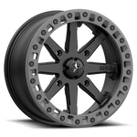 Load image into Gallery viewer, MSA Offroad Wheels M31 LOK2 UTV BEADLOCK SATIN BLACK W/ MATTE GRAY RING Wheel - image 2
