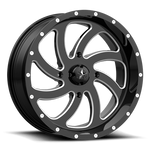 Load image into Gallery viewer, MSA Offroad Wheels M36 SWITCH UTV GLOSS BLACK MILLED Wheel - image 2
