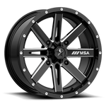 Load image into Gallery viewer, MSA Offroad Wheels M41 BOXER UTV GLOSS BLACK MILLED Wheel - image 2
