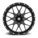 Load image into Gallery viewer, MSA Offroad Wheels M45 PORTAL UTV GLOSS BLACK MILLED Wheel - image 4

