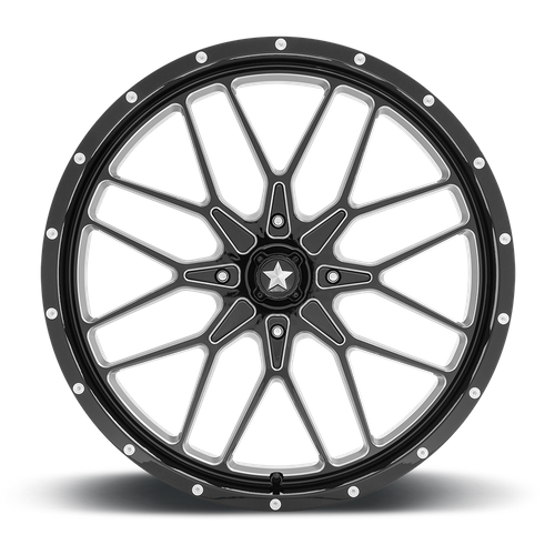 MSA Offroad Wheels M45 PORTAL UTV GLOSS BLACK MILLED Wheel - image 7