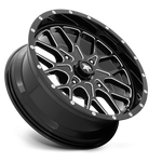 Load image into Gallery viewer, MSA Offroad Wheels M45 PORTAL UTV GLOSS BLACK MILLED Wheel - image 3
