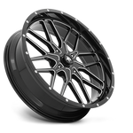Load image into Gallery viewer, MSA Offroad Wheels M45 PORTAL UTV GLOSS BLACK MILLED Wheel - image 6
