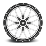 Load image into Gallery viewer, MSA Offroad Wheels M45 PORTAL UTV GLOSS BLACK MACHINED Wheel - image 4
