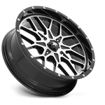 Load image into Gallery viewer, MSA Offroad Wheels M45 PORTAL UTV GLOSS BLACK MACHINED Wheel - image 3
