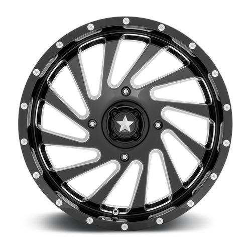 MSA Offroad Wheels M46 BLADE UTV GLOSS BLACK MILLED Wheel - image 4
