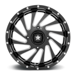 Load image into Gallery viewer, MSA Offroad Wheels M46 BLADE UTV GLOSS BLACK MILLED Wheel - image 4
